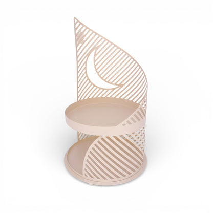 2 Tier Cake Stand Cream