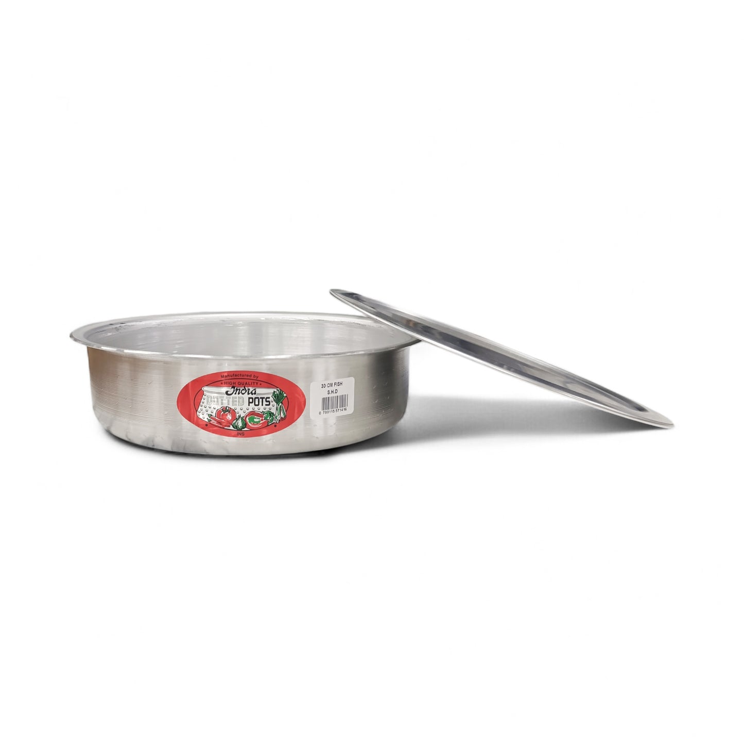 Kitchen Life 30cm Aluminium Fish Pot Silver