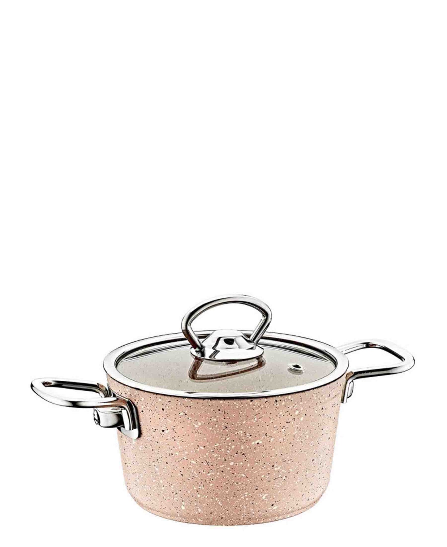 OMS Non Stick 12cm Deep Granite Casserole - Beige