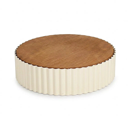 31cm Round Cake Stand Cream