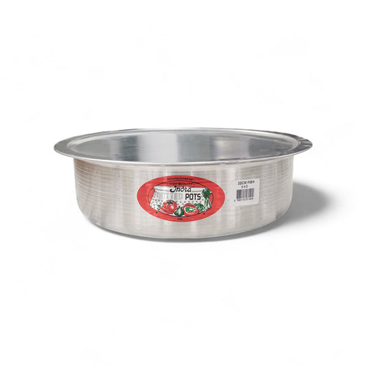 Kitchen Life 32cm Aluminium Fish Pot Silver