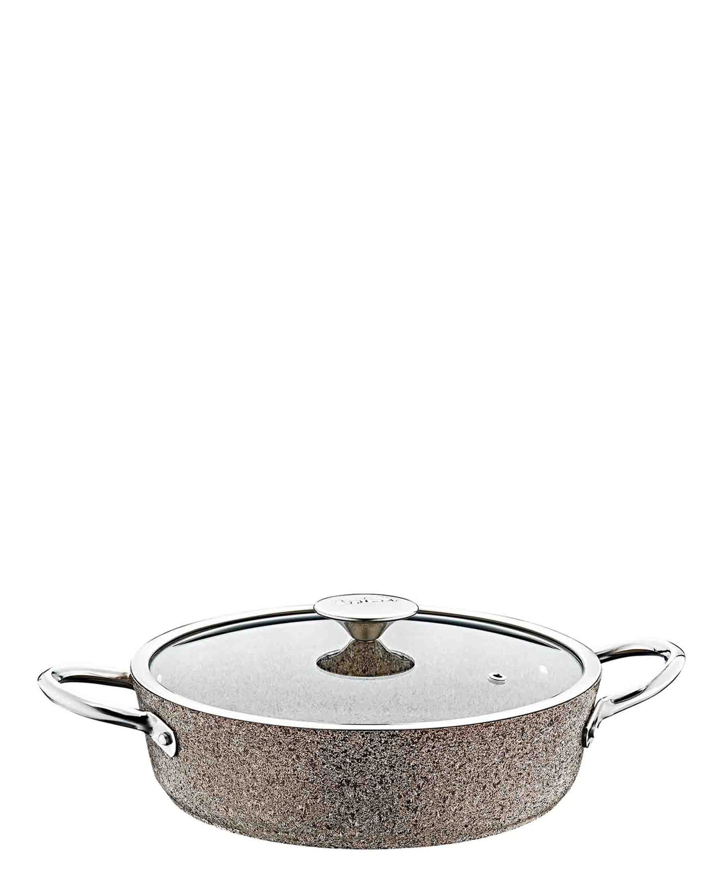 OMS 24cm Granite Low Induction Pot - Sandbeige