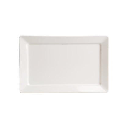 Kitchen Life 25.5cm Ceramic Rectangular Serving Platter White