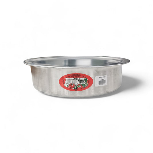 Kitchen Life 34cm Aluminium Fish Pot Silver