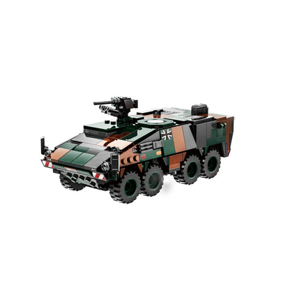 Wange Military Equipment Boxer Armoured Vehicle 438 Piece Building Block Set