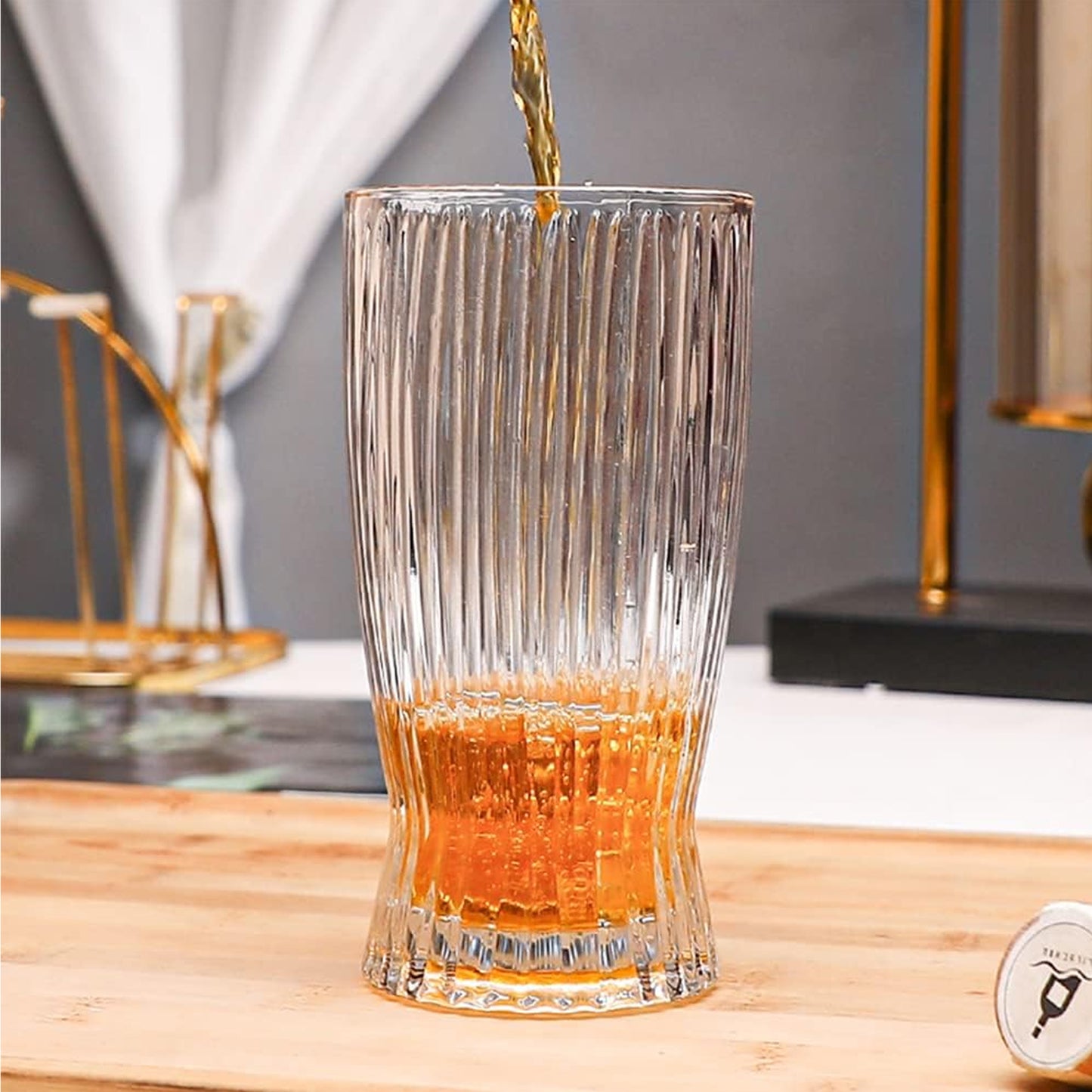 Kitchen Life 6 Piece Hiball Tumbler Set Clear