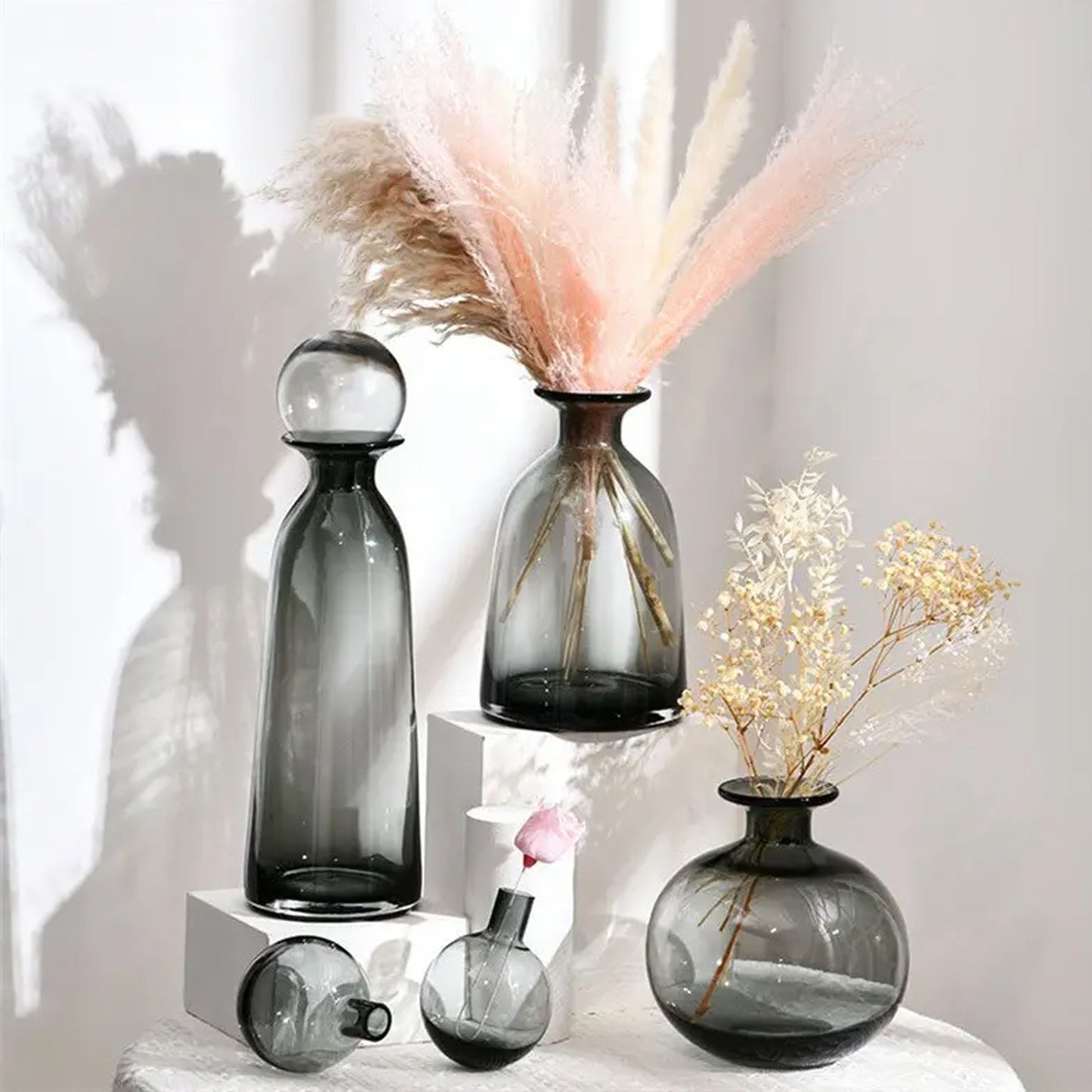 Kitchen Life 13 x 43cm Glass Decanter Smoke