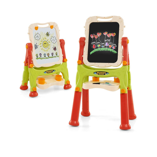 Double-Sided Plastic Drawing Board Multicoloured