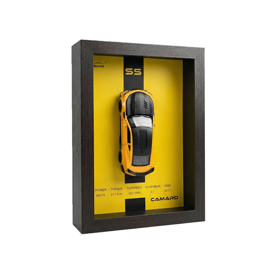 Die Cast Car Model Frame Yellow