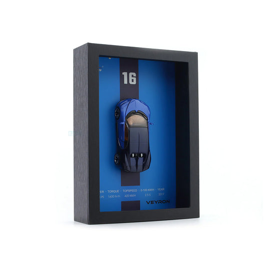 Die Cast Car Model Frame Blue