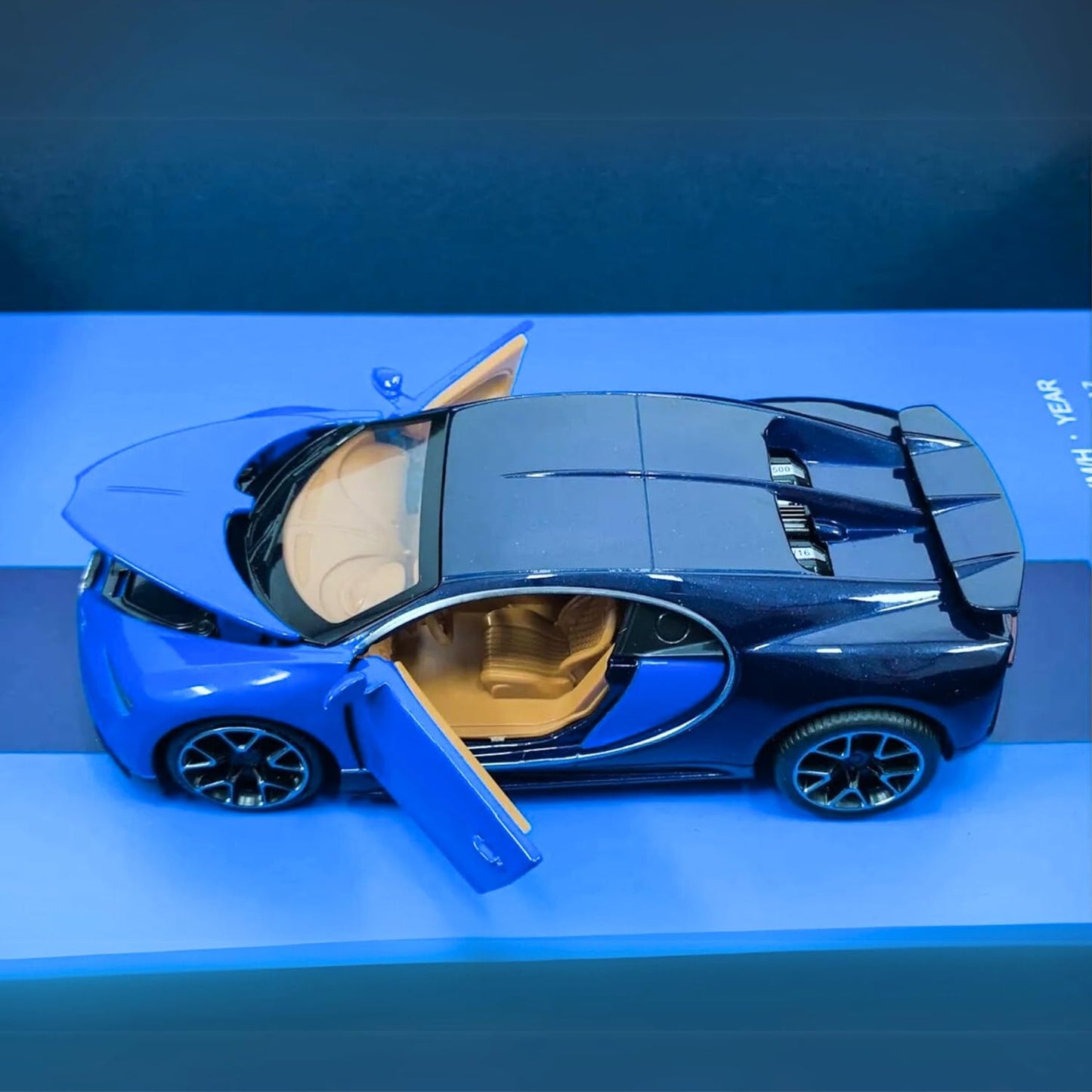 Die Cast Car Model Frame Blue