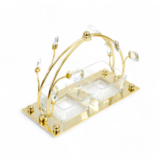 Milano 3 Piece Dessert Server Gold