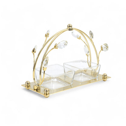 Milano 3 Piece Dessert Server Gold