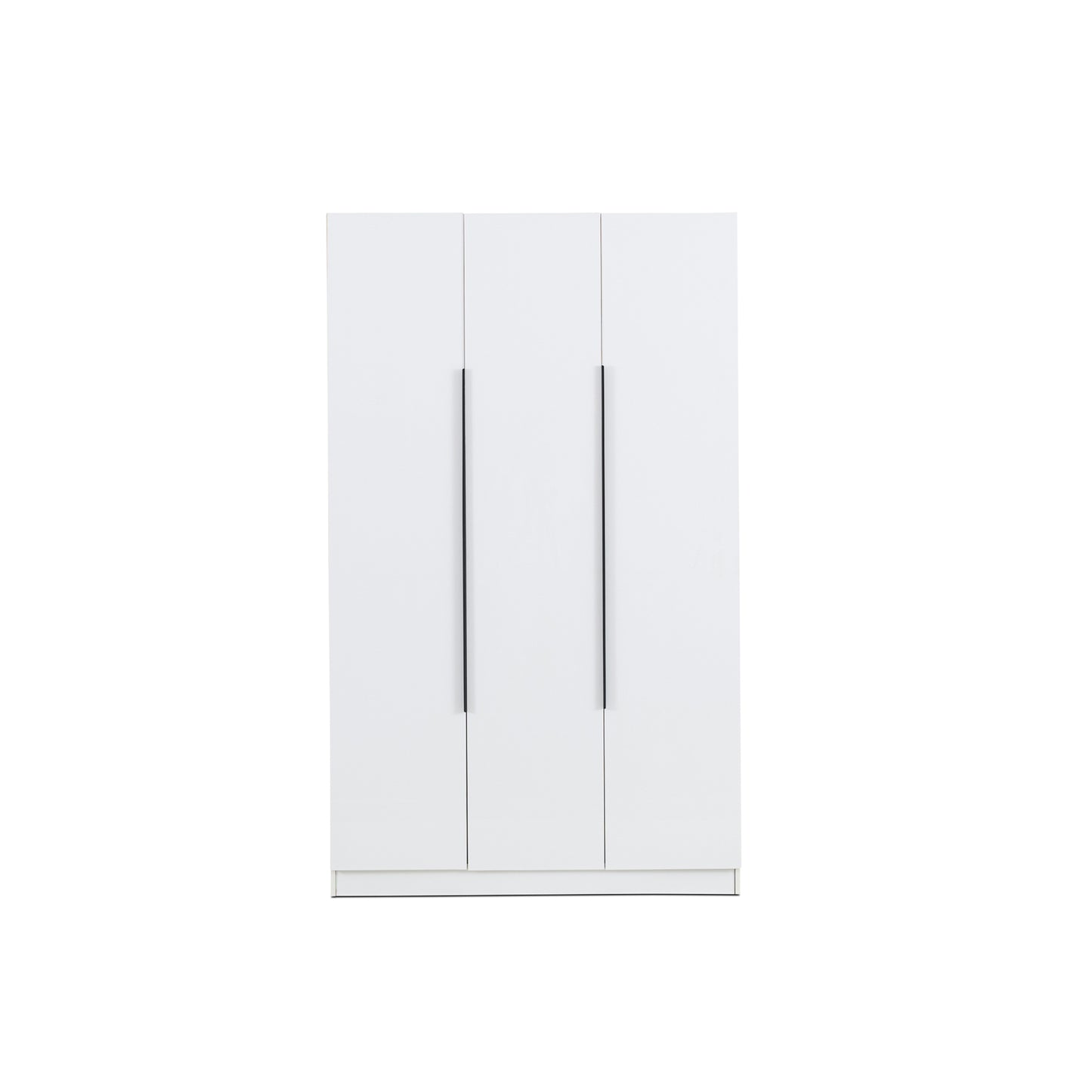 3 Door High Gloss Wardrobe White