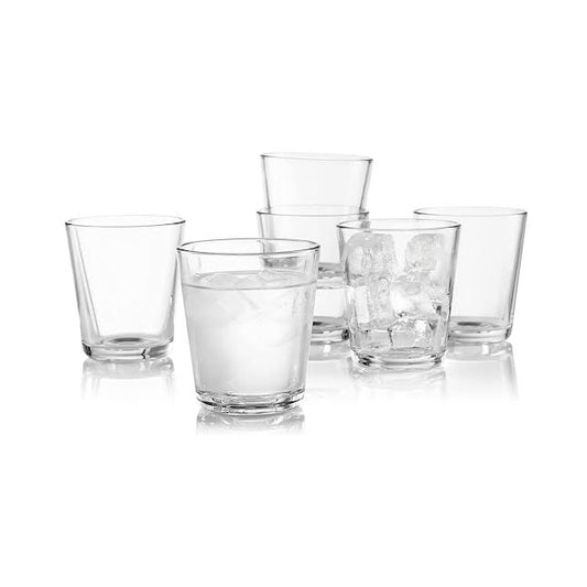 Kitchen Life 6 Piece 250ml Tumbler Set Clear