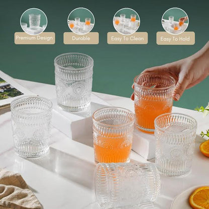 Kitchen Life 6 Piece 250ml Tumbler Set Clear