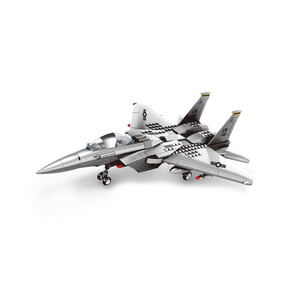 Wange Air Force Intercepter Fighter 223 Piece Building Block Set
