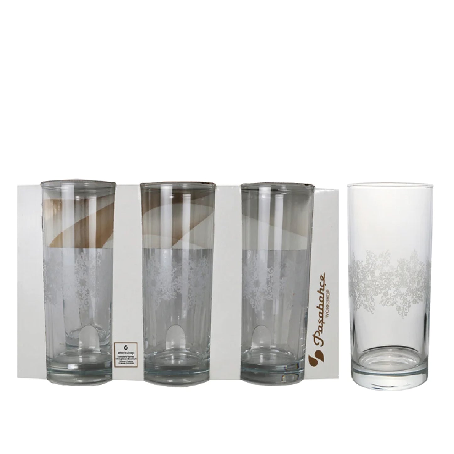 Kitchen Life 6 Piece 290ml Tumbler Set Clear