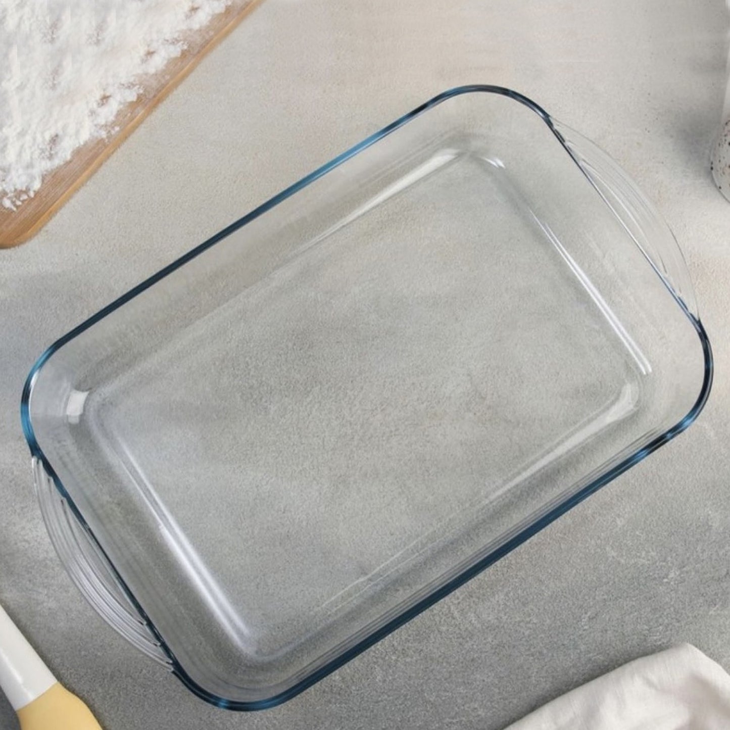 Borcam 3.8Lt Rectangular Tray Clear