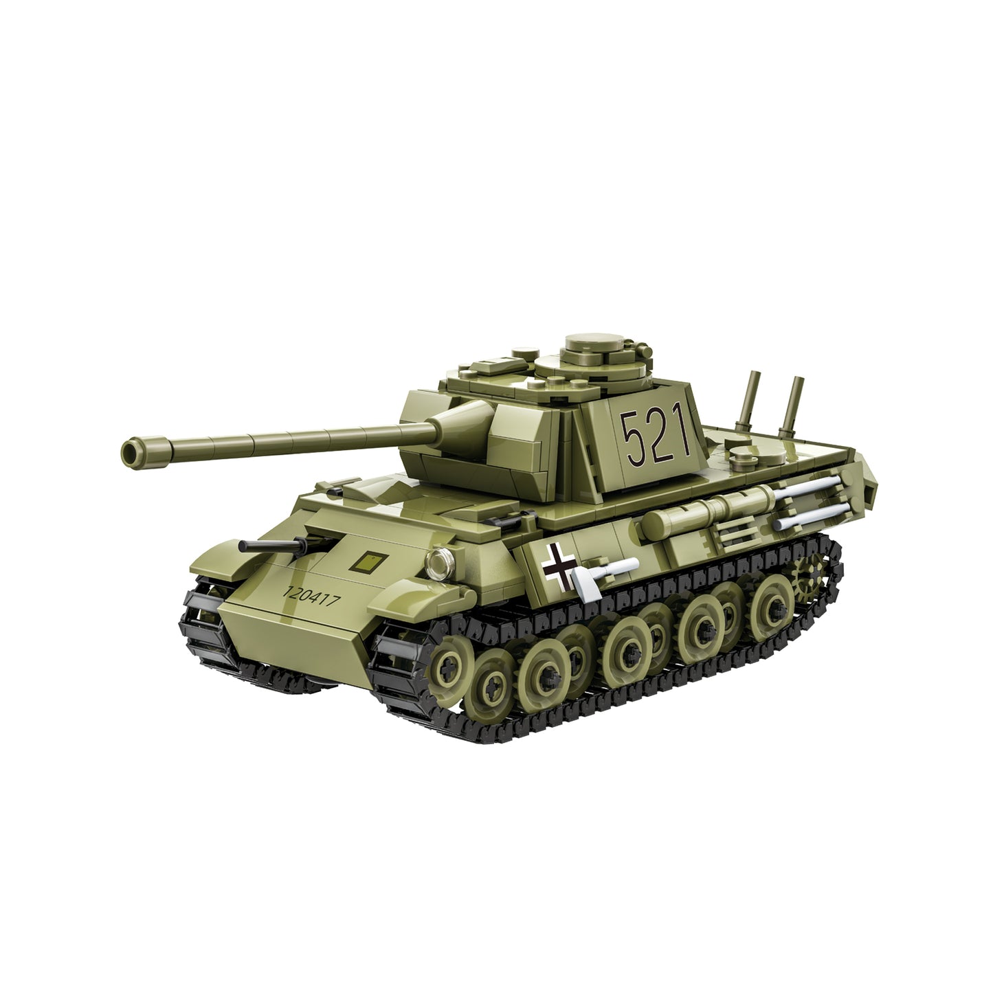 Wange Military Equipment 638 Piece Building Blocks Set