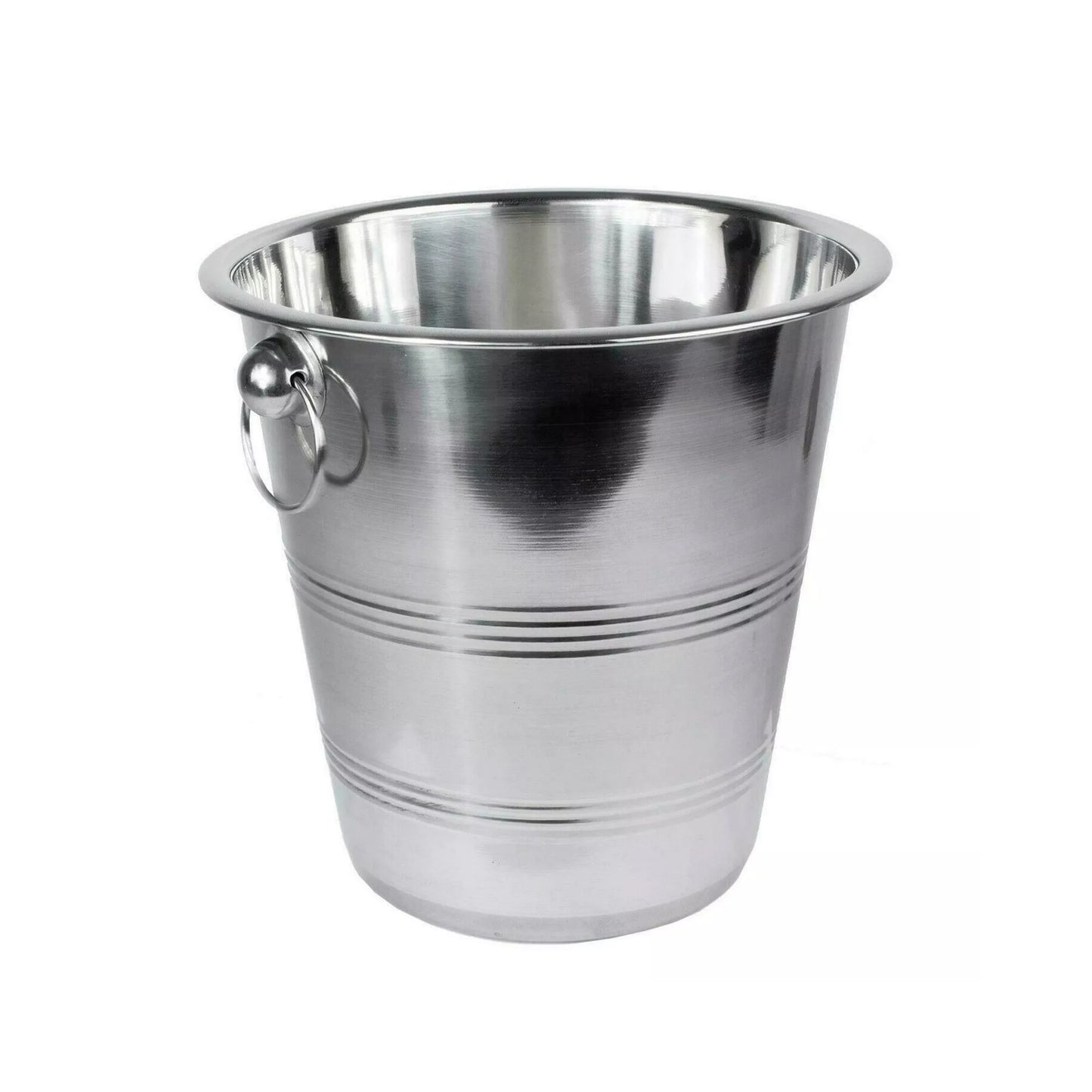 Kitchen Life 4Lt Stainless Steel Ice Bucket Silver