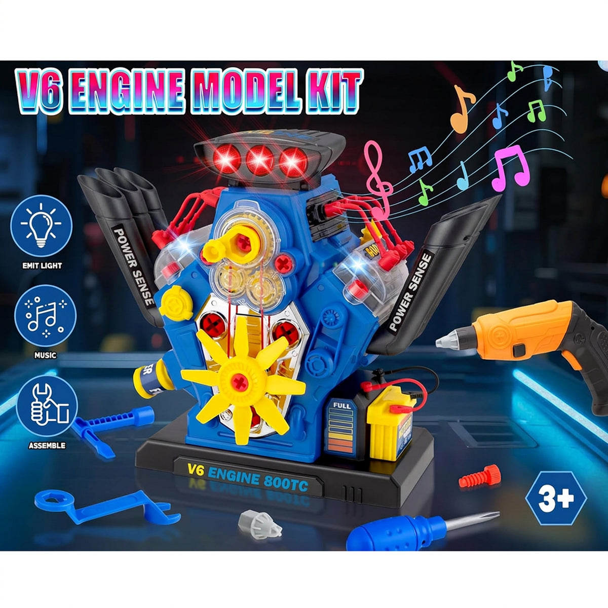 56 Piece Overhaul Tool Play Set