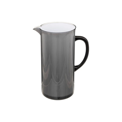Five 1.95Lt Square Pitcher with Lid Charcoal