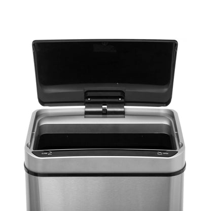 Five 40Lt Automatic Sensory Bin Silver