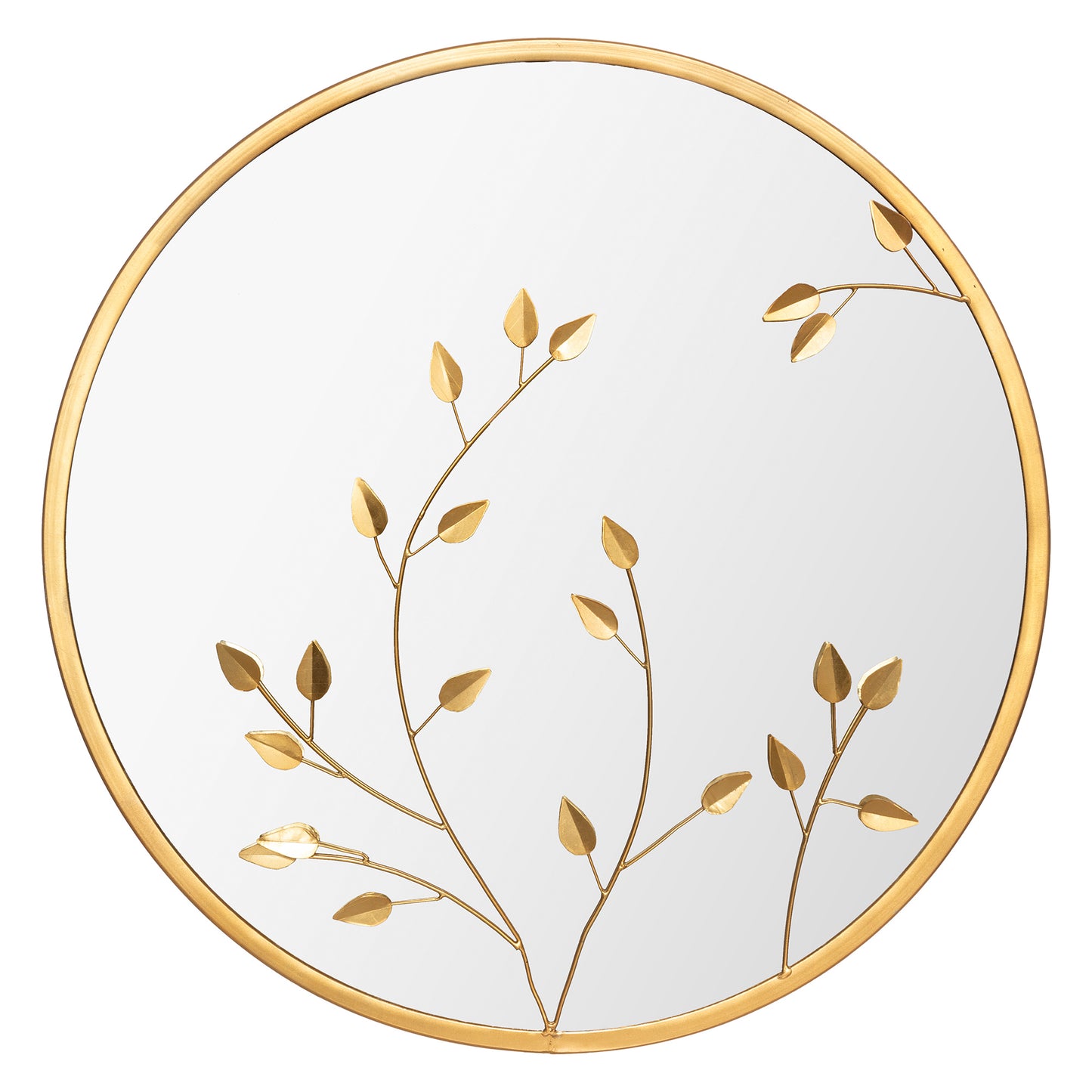 Atmosphera Leaf Mirror Gold