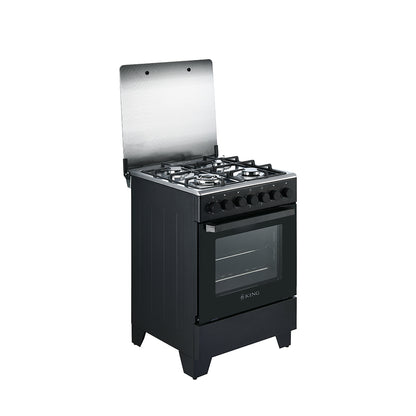 60 x 60cm Gas Stove Black