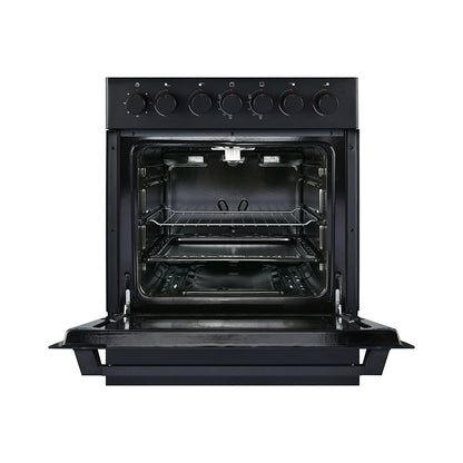 60 x 60cm Gas Stove Black