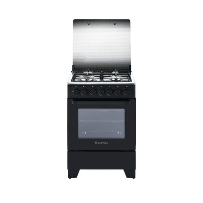 60 x 60cm Gas Stove Black