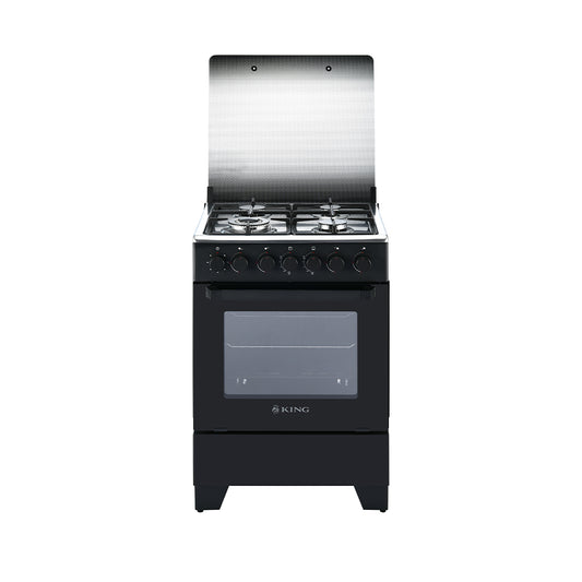 60 x 60cm Gas Stove Black