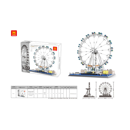 Wange The London Eye 1528 Piece Building Block Set