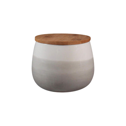 Ciroa Horizon Porcelain Small Storage Jar White