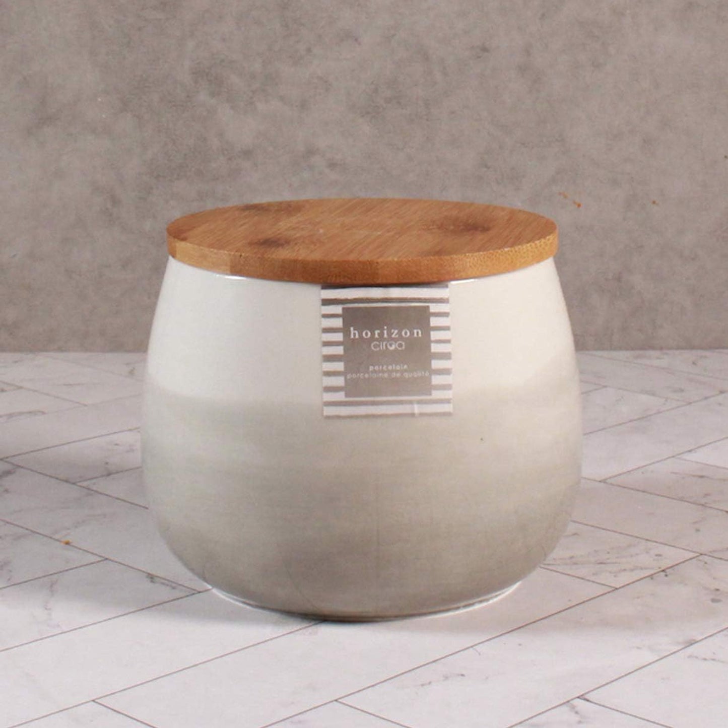 Ciroa Horizon Porcelain Small Storage Jar White