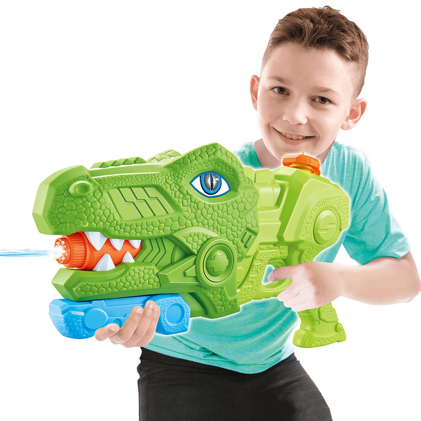 Dinosaur Water Gun Green