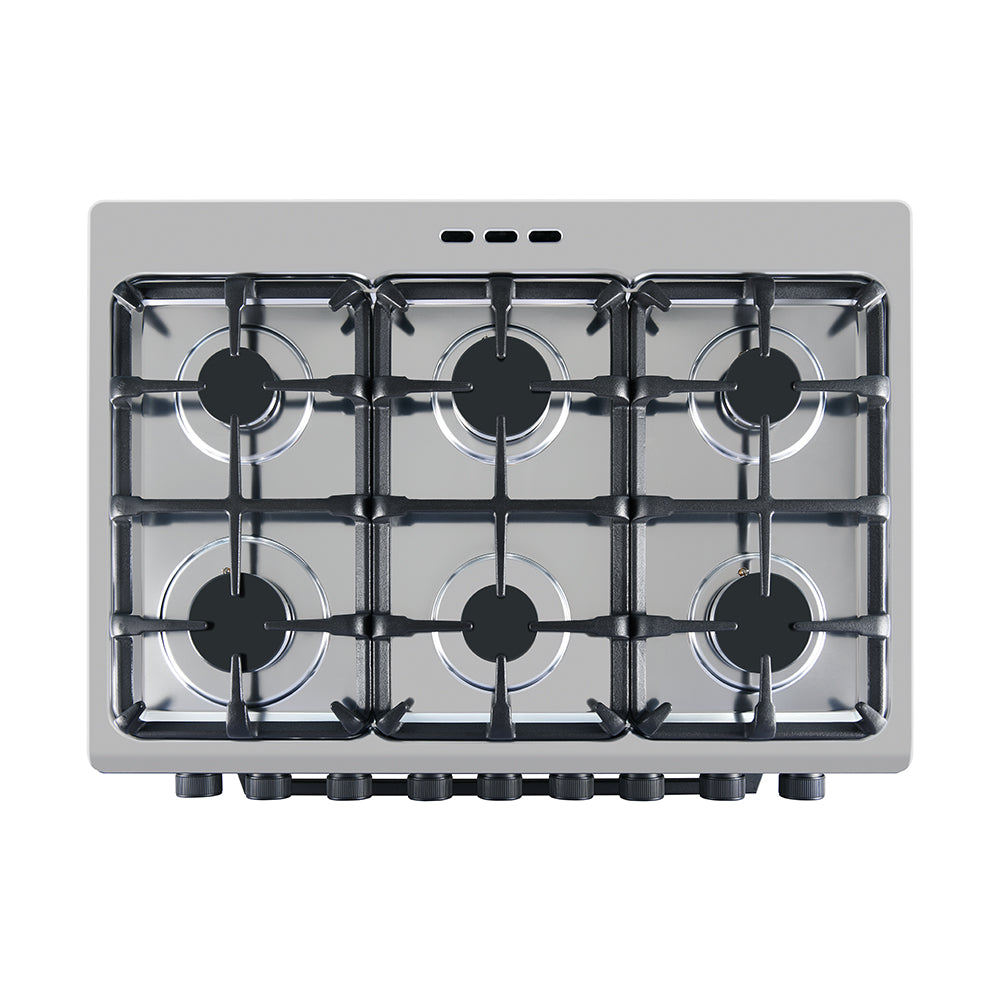 76 x 60cm Gas Stove Black