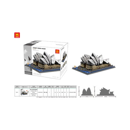 Wange Sydney Opera House 2937 Piece Building Block Set