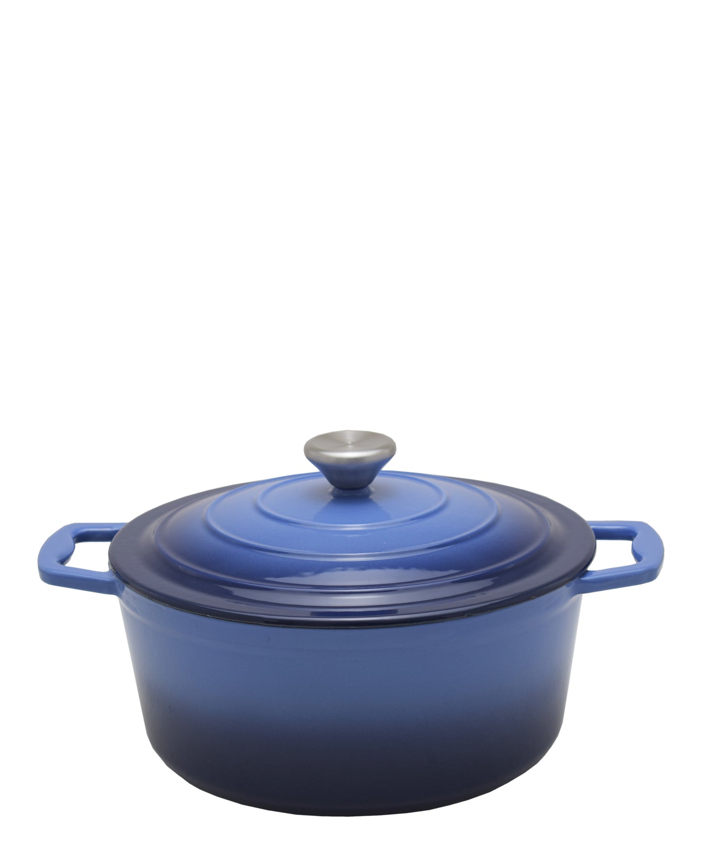 Aqua Enamel Cast Iron Casserole 4,8Litre - Blue