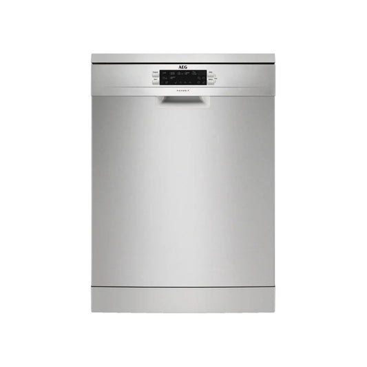 AEG 60cm Freestanding Dishwasher with 15 Place Settings Stainless Steel