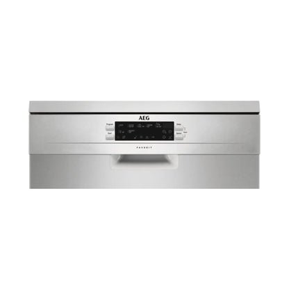 AEG 60cm Freestanding Dishwasher with 15 Place Settings Stainless Steel