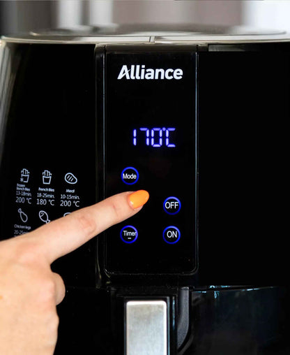 Alliance 4.3Lt Digital Air Fryer Black