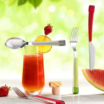 Amefa Guimauve 16 Piece Cutlery Set - Red