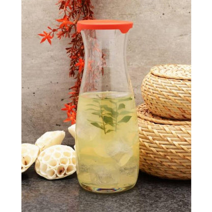 Pasabahce Amphora 1.18L Carafe with Red Lid