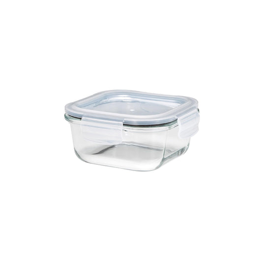 Aqua 320ml Glass Food Container  Clear