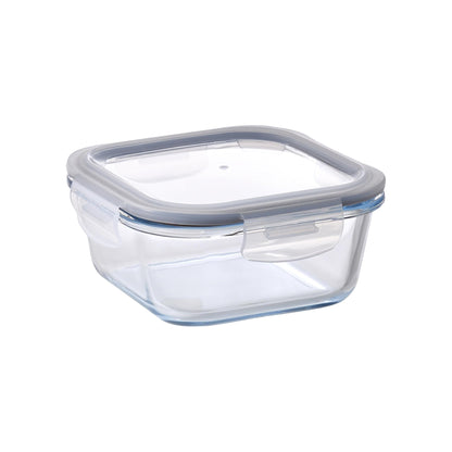 Aqua 800ml Glass Food Storage Container Clear