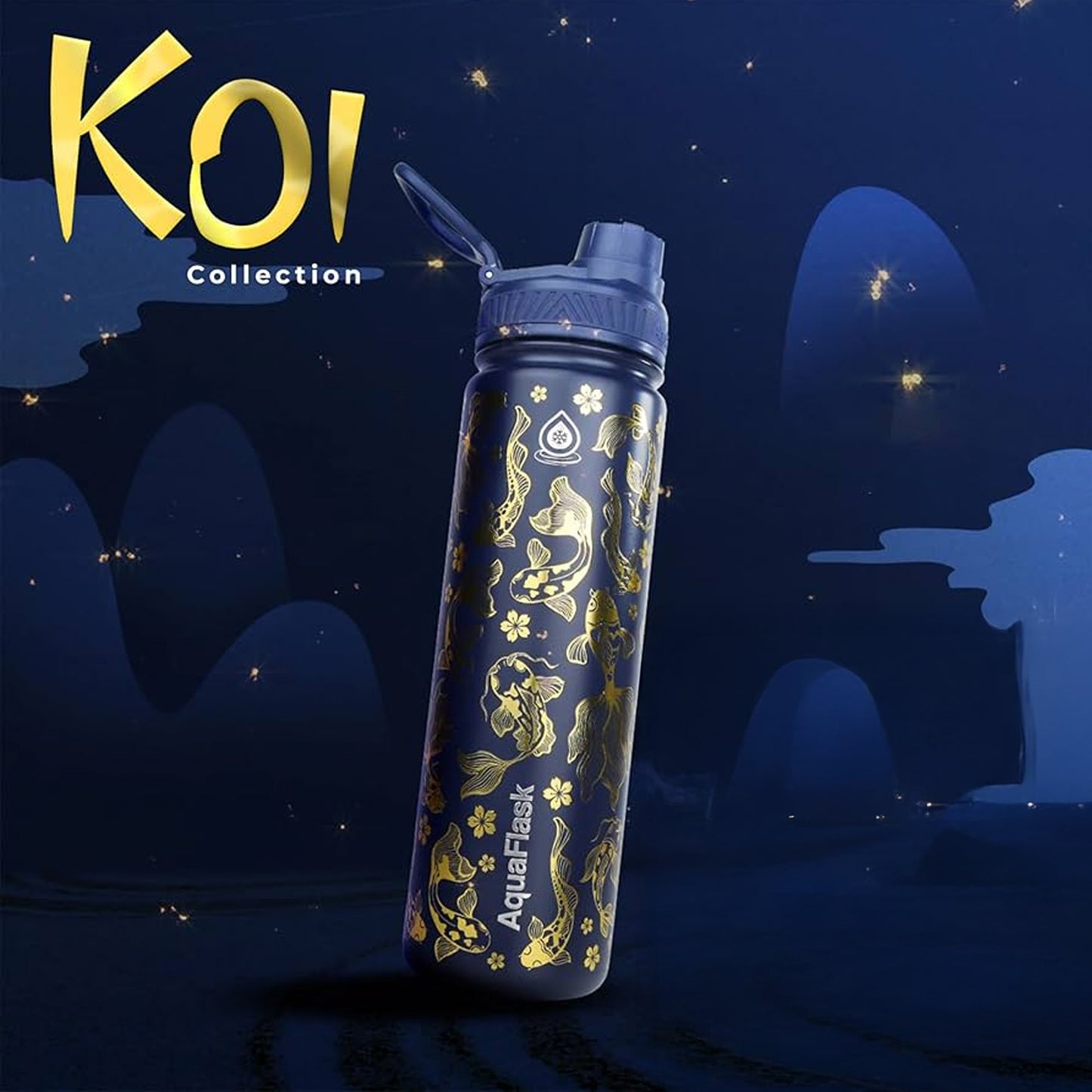 Aquaflask Koi 1182ml Flask Resilience Blue