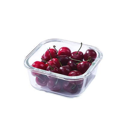 Aqua 3 Piece Square Storage Container Set Clear