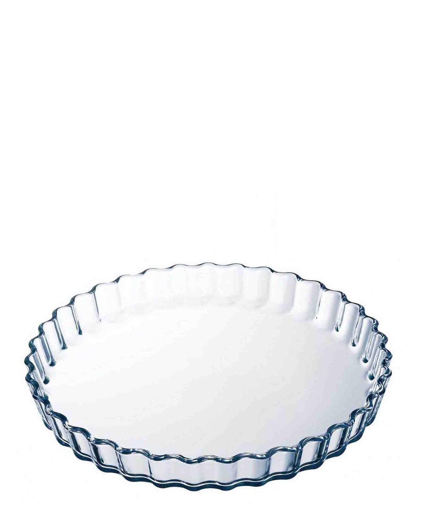 Aqua Round Baking Tray - Clear